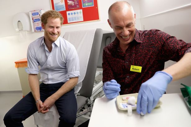 Prince Harry knows the value of pathology: young royal takes HIV test to raise awareness