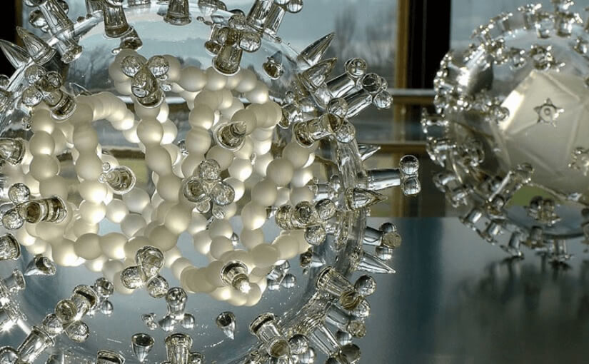 Beautiful glass sculptures reveal the delicate nature of viruses