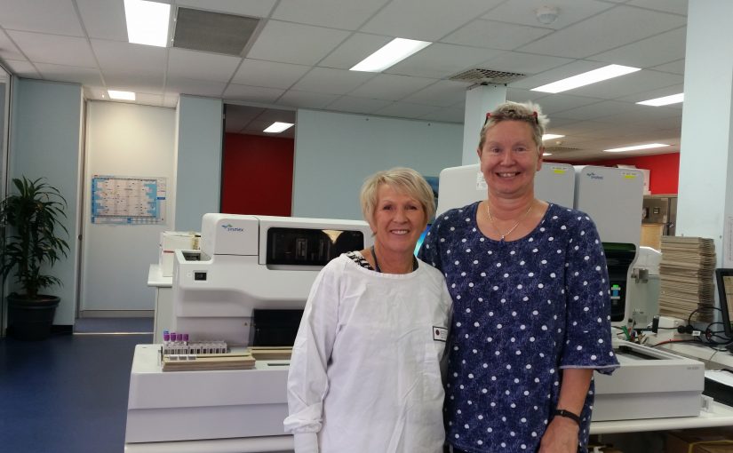 Marcella and Lynn celebrate 65 years of commitment to pathology